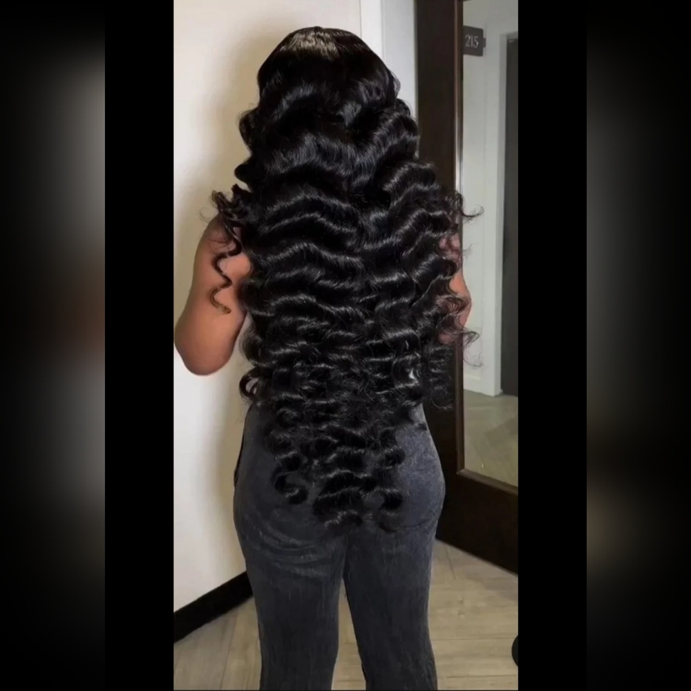 Human Hair Lace Wig - Picture 5 of 8